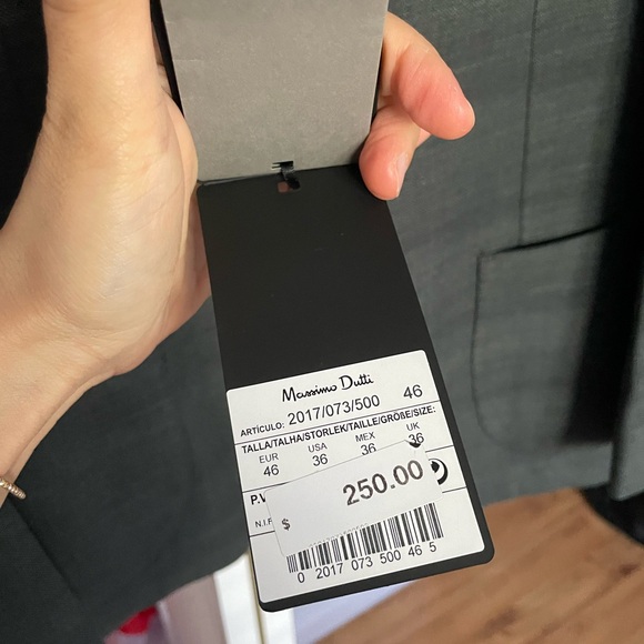 Massimo Dutti Men's Gray Blazer - Picture 11 of 11